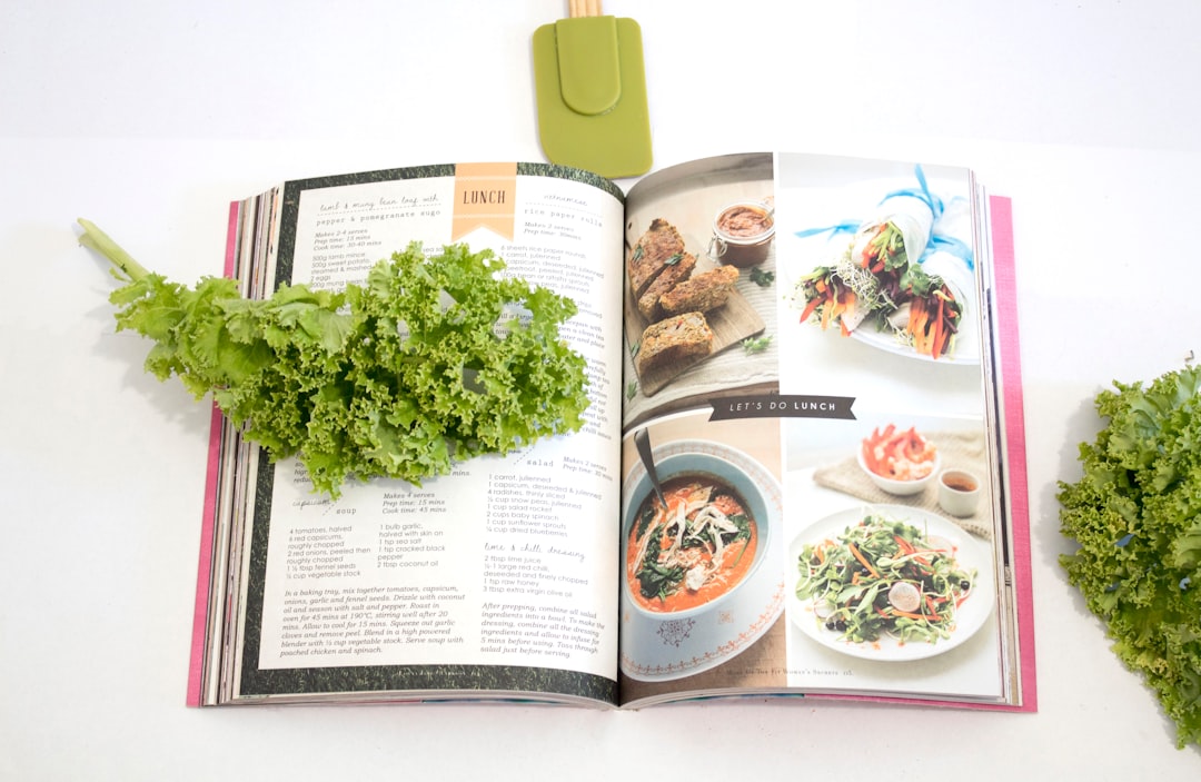 green-leaf-on-cookbook-hwy3w3qfjgm